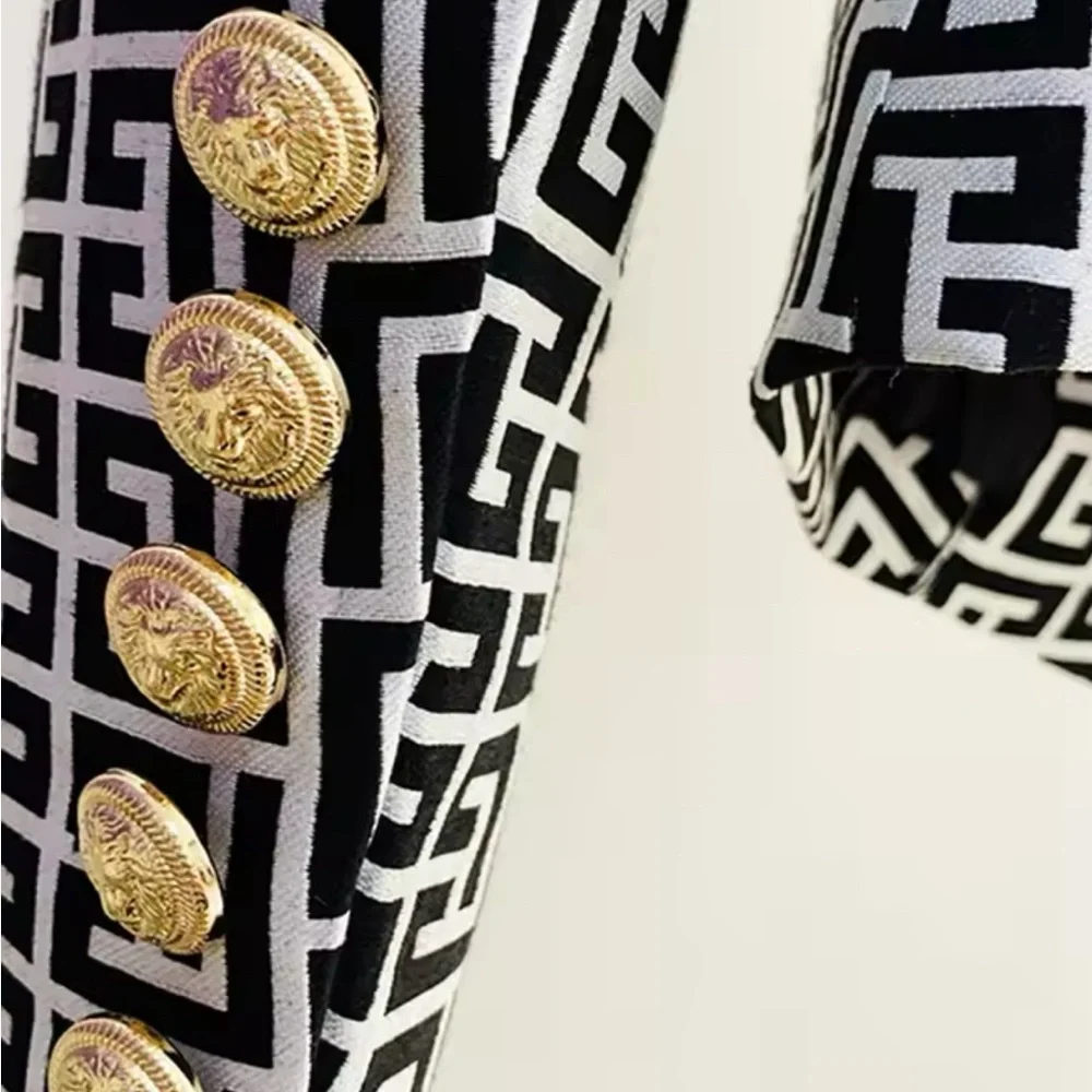 NWOT patterned blazer - Picture 3 of 9